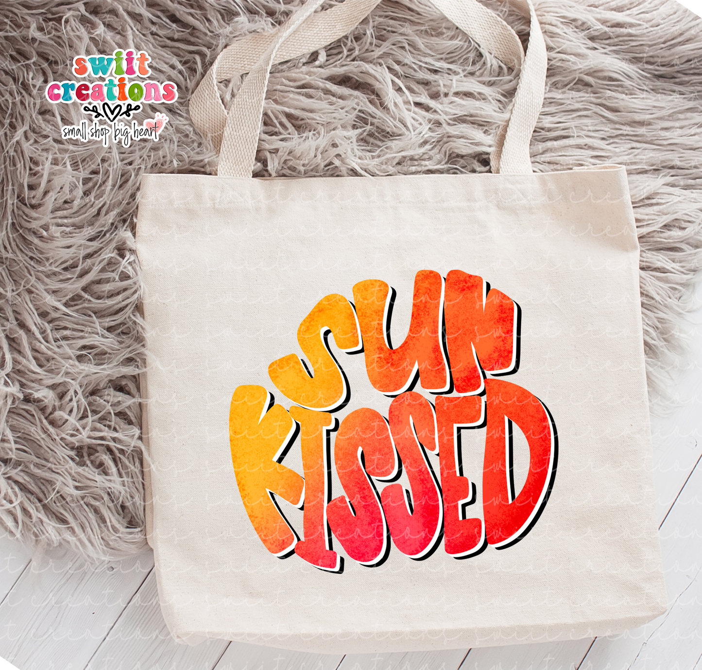 Sun Kissed Large Linen Tote