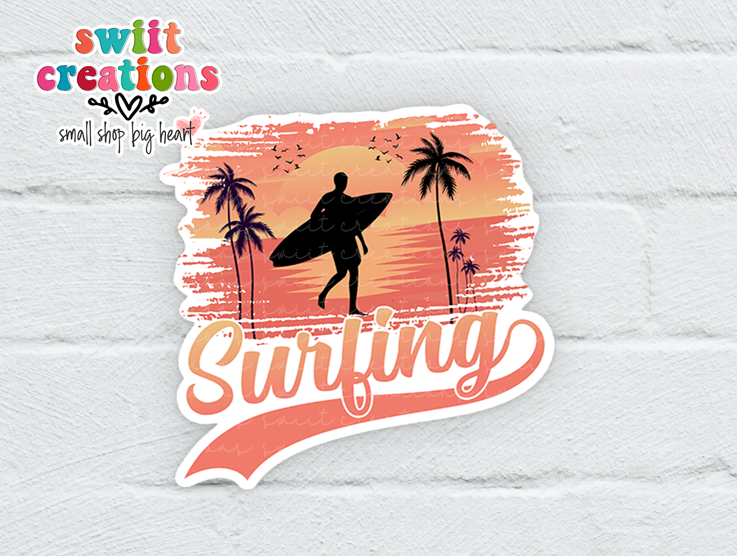 Surfing Waterproof Sticker (SS113) | SCD070