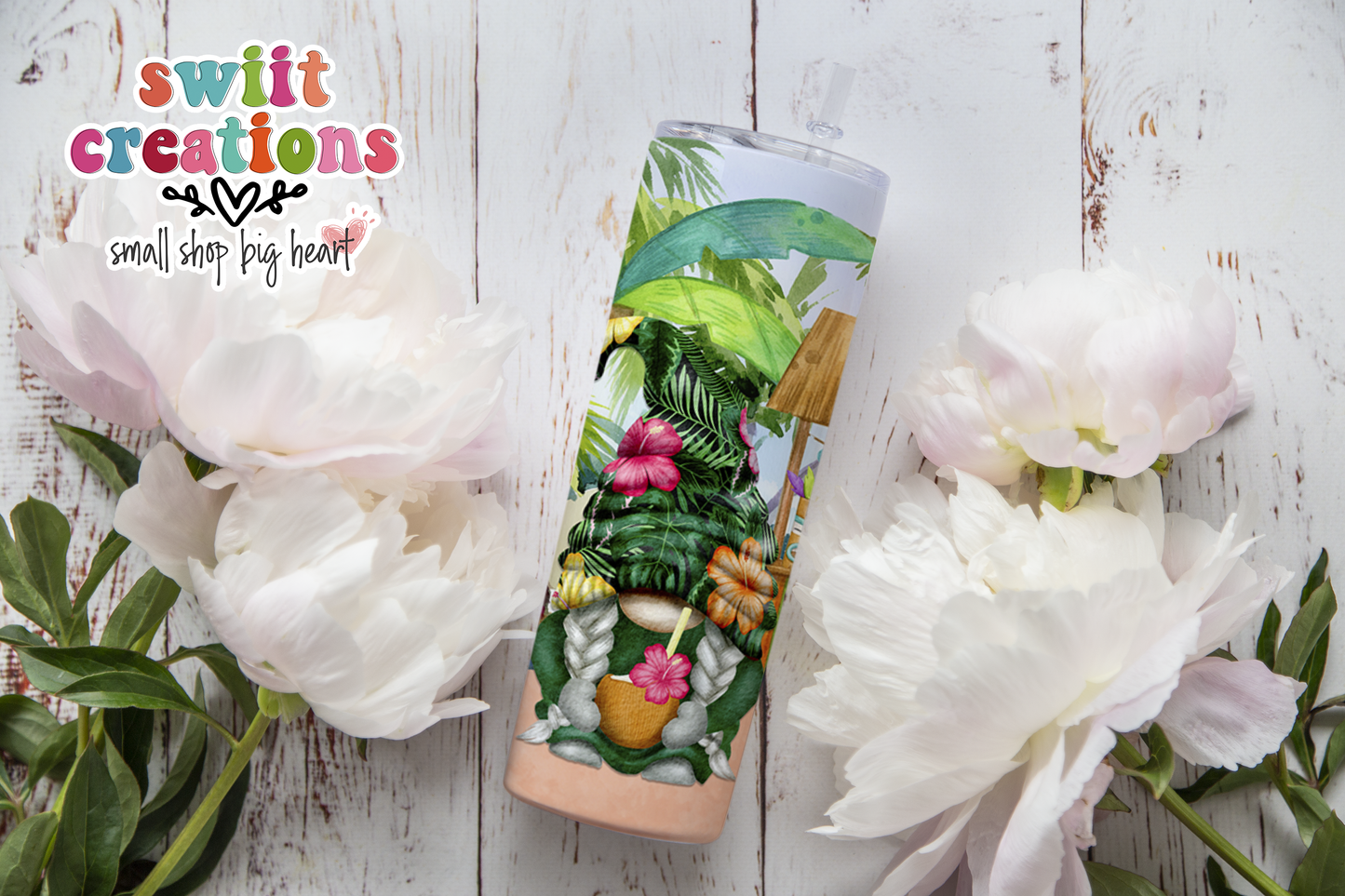 Tropical Gnome Tumbler (T230)