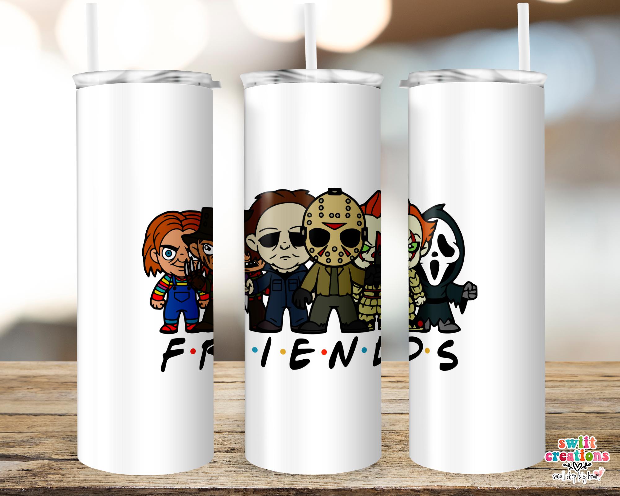 Halloween Friends Tumbler (T042)
