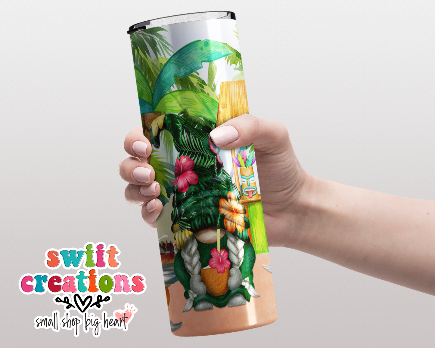Tropical Gnome Tumbler (T230)
