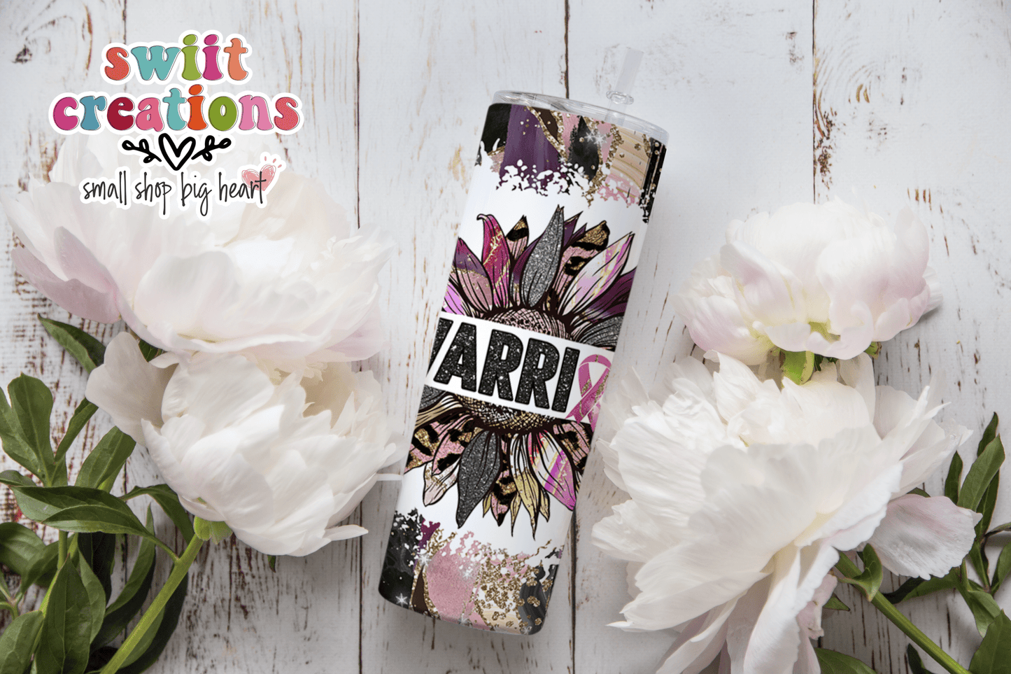 Cancer Warrior Tumbler (T249) - Swiit Creations