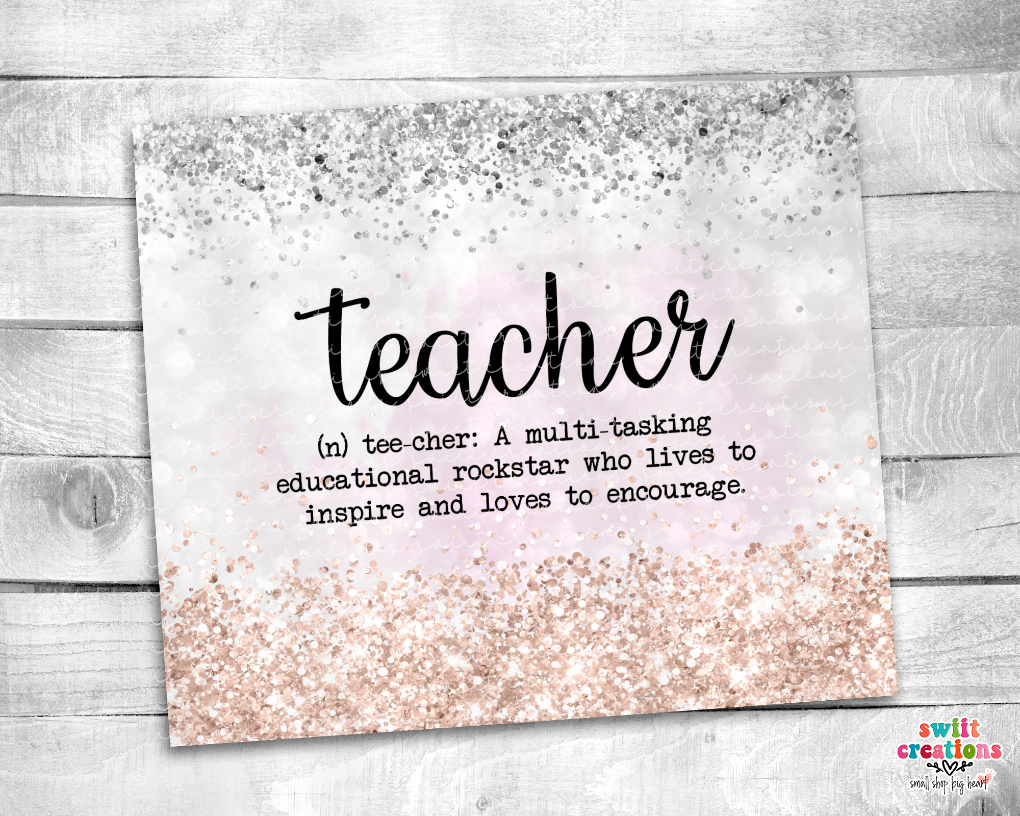 Teacher Definition Tumbler (T005)