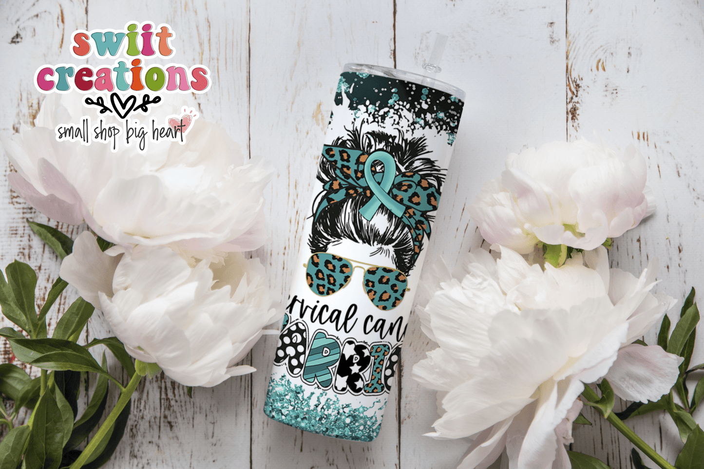 Cervical Cancer Warrior Tumbler (T254) - Swiit Creations