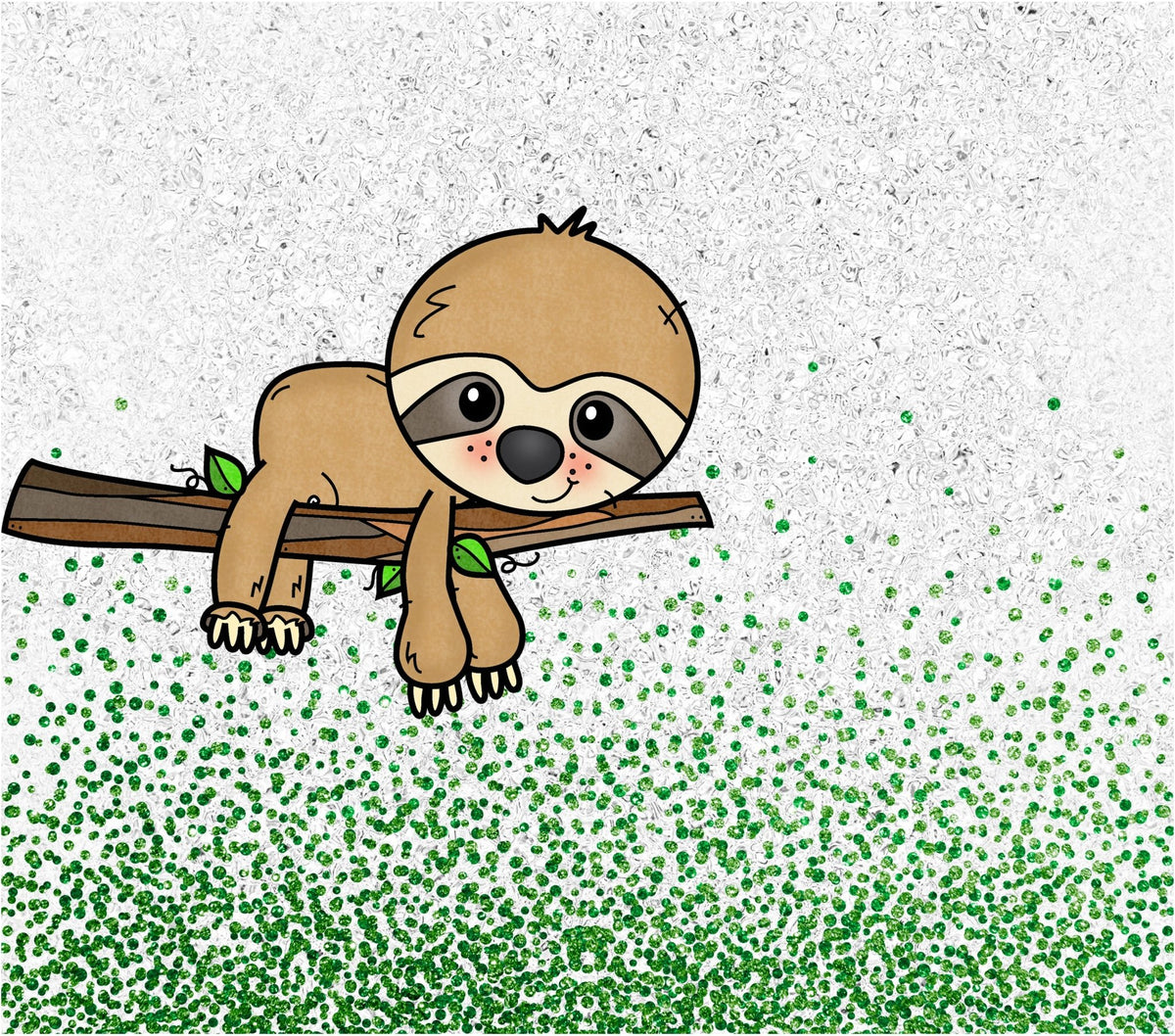 Cute Sloth Tumbler (T209) - Swiit Creations