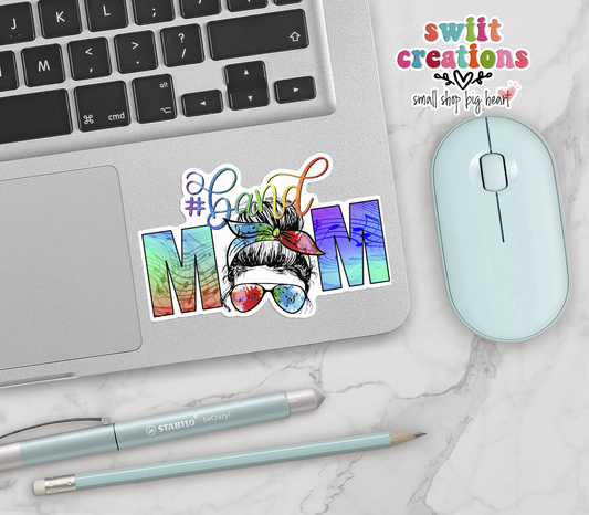Band Mom Sticker Colorful (SS296) | SCD407