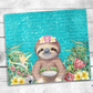 Happy Sloth Tumbler (T217)