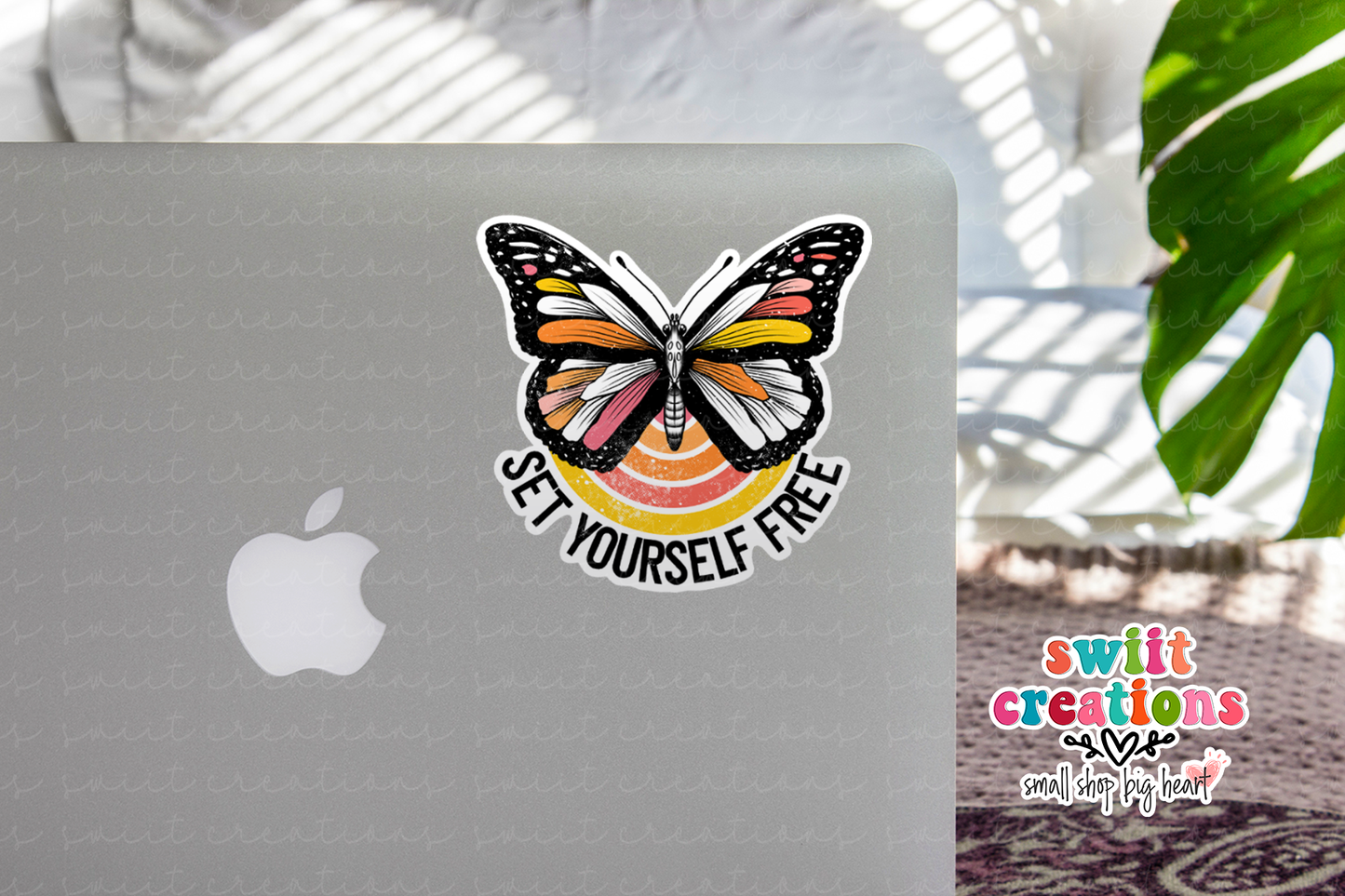 Set Yourself Free Waterproof Sticker (SS123) | SCD065