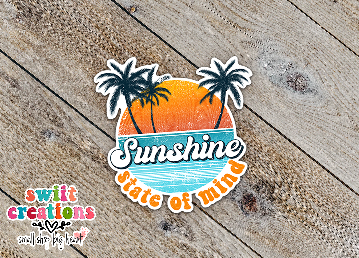 Sunshine State of Mind Waterproof Sticker (SS108) | SCD069