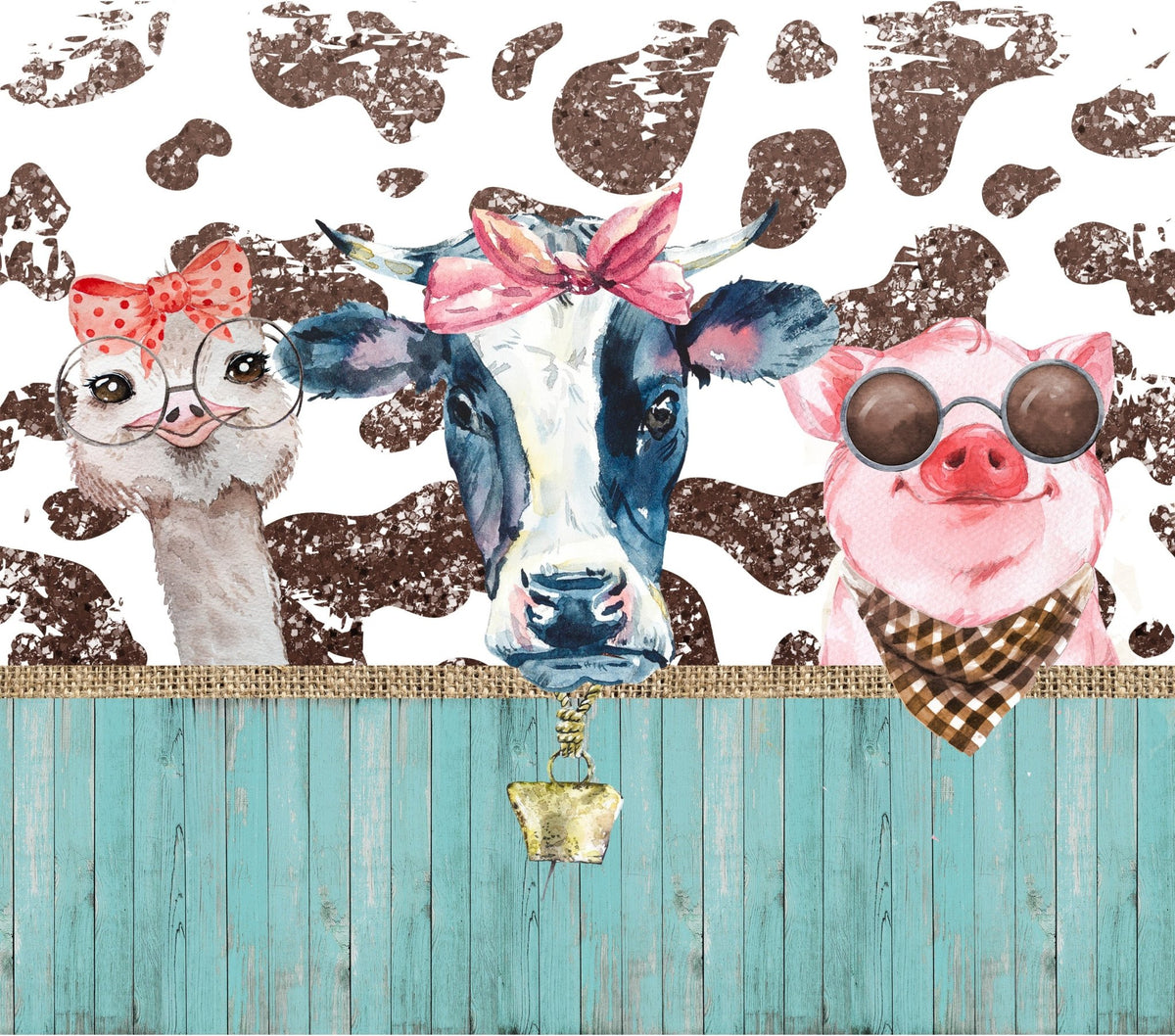 Farm Animal Tumbler (T334) - Swiit Creations