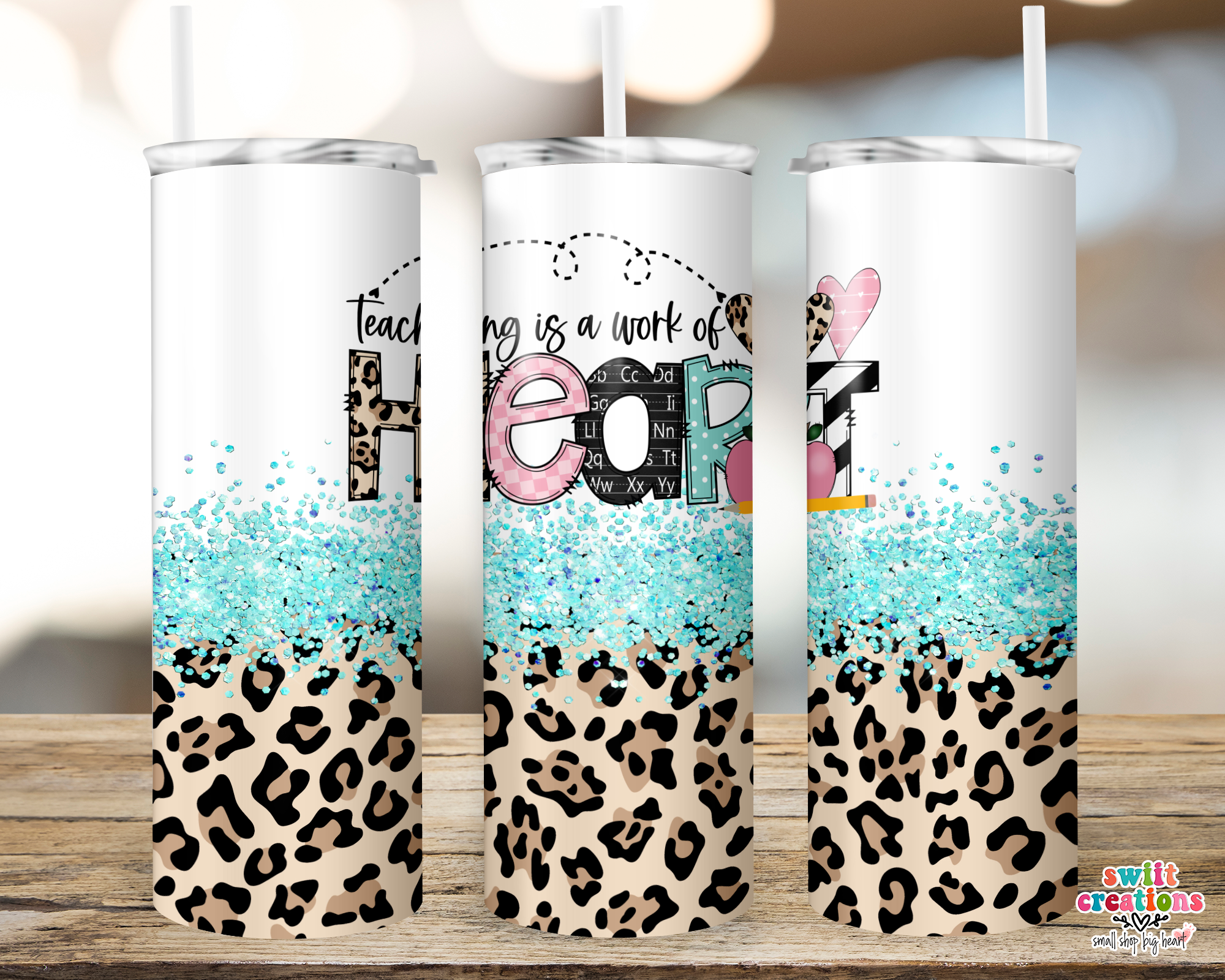 Teaching is a Work Of Heart Tumbler (T218)