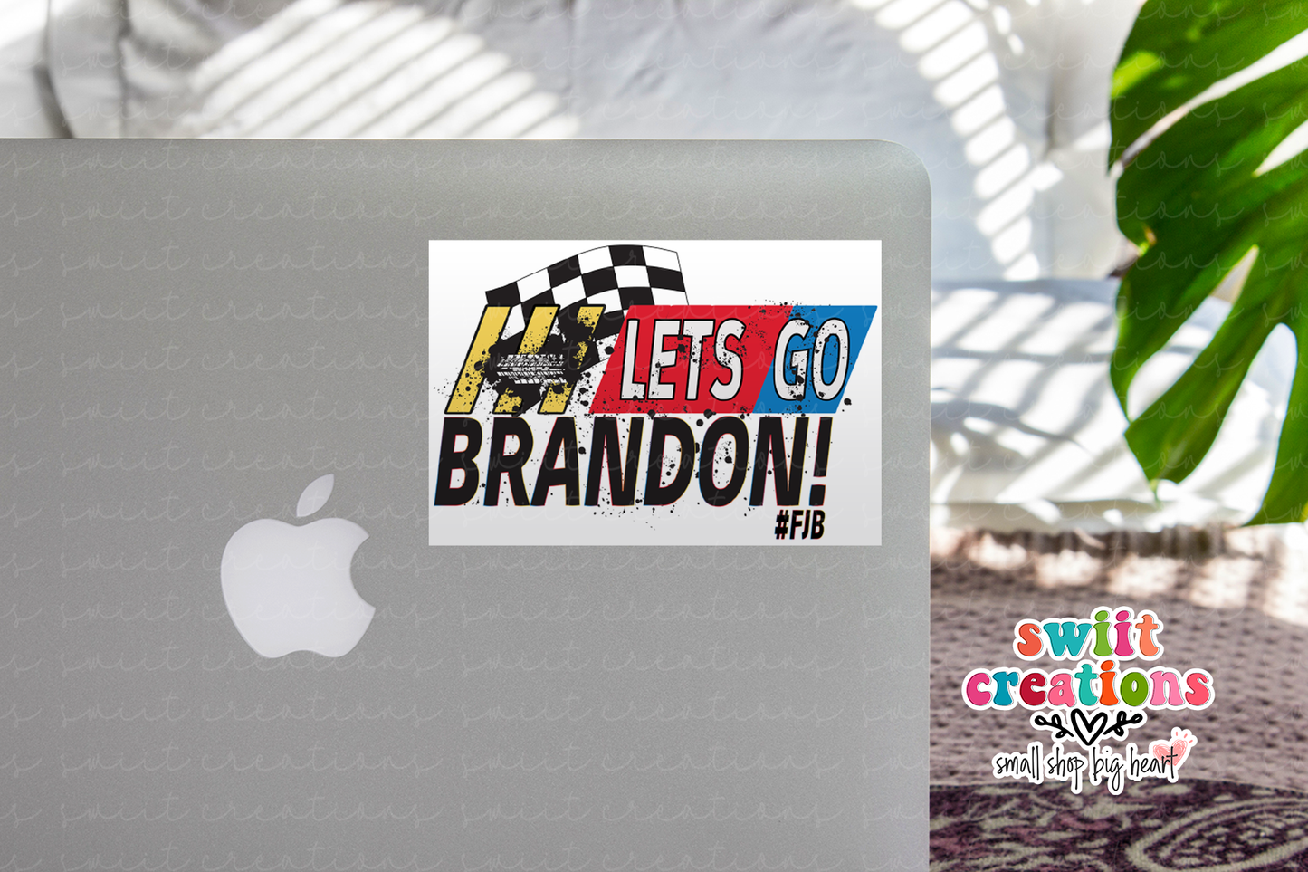 Let's Go Brandon Waterproof Sticker (SS242) | SCD224