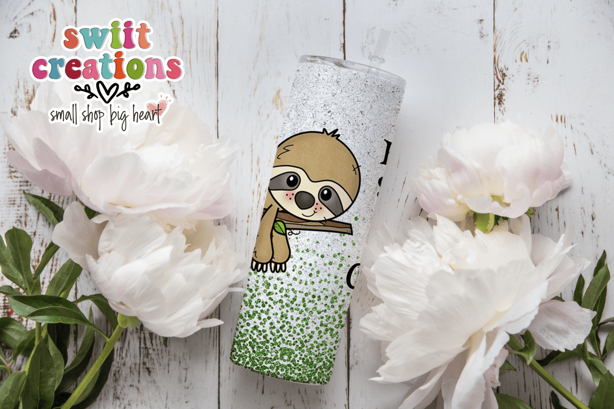 Feeling Slothy Tumbler (T201) - Swiit Creations