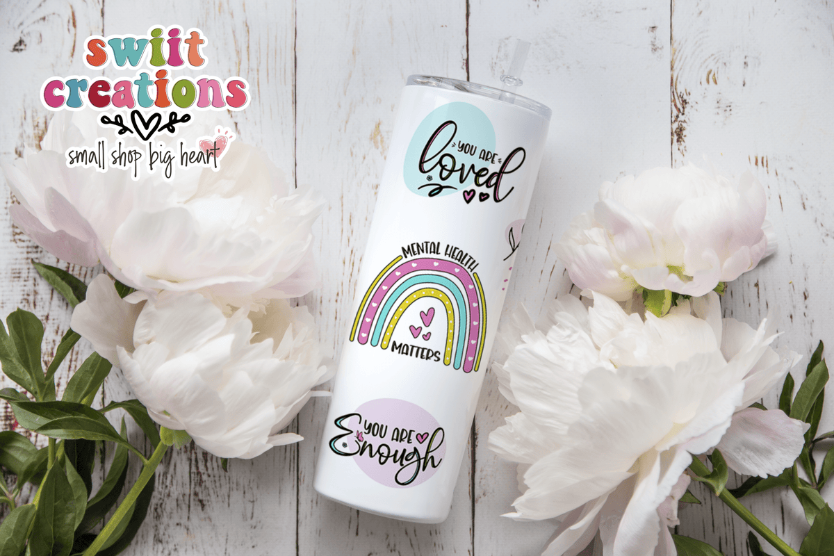 Mental Health Matters Tumbler (T359) - Swiit Creations