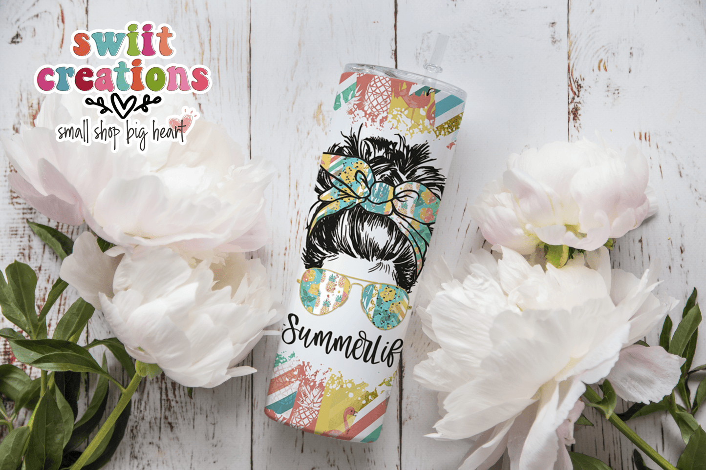 Summer Life Tumbler (T213) - Swiit Creations