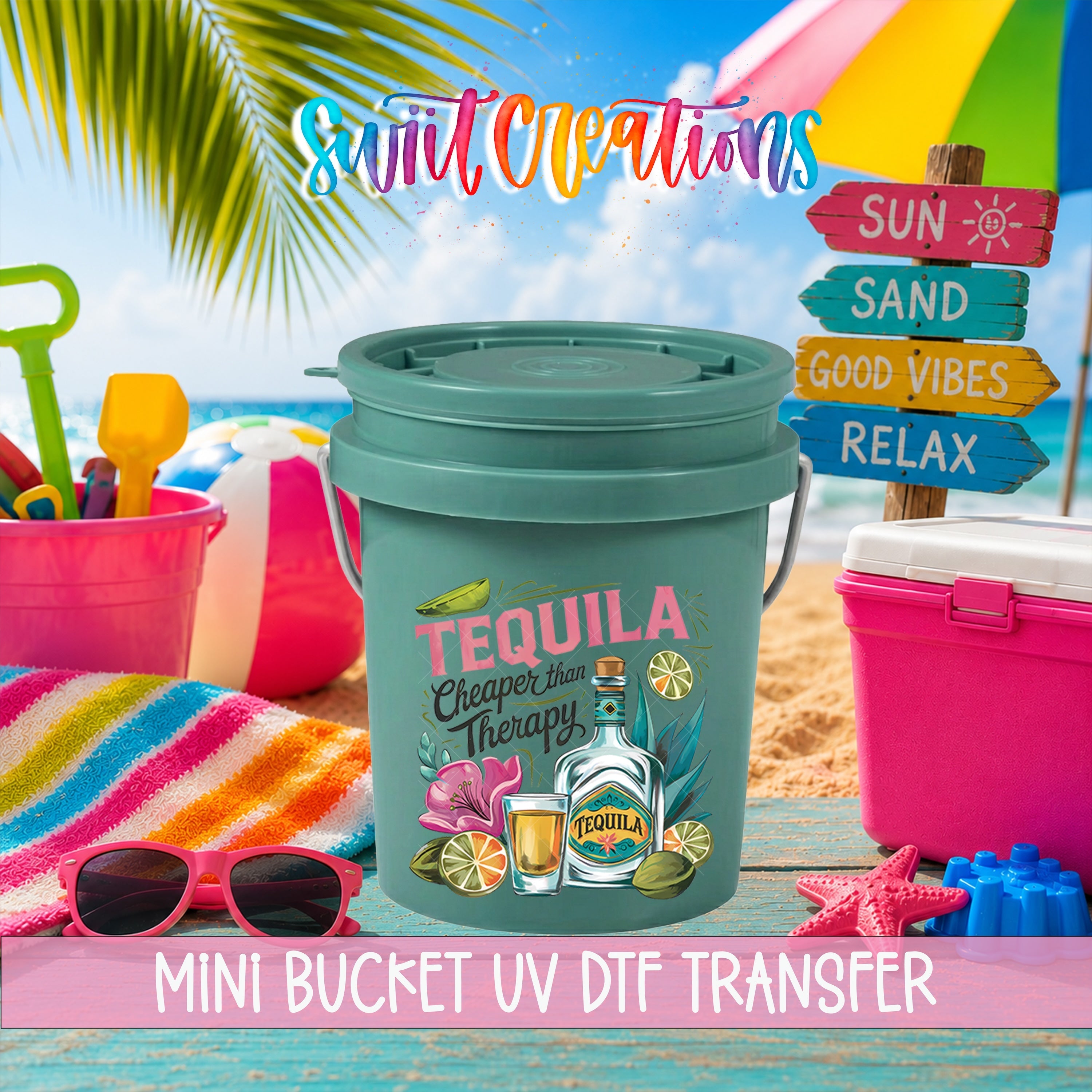 Mini Bucket UV DTF Transfer - Swiit Creations