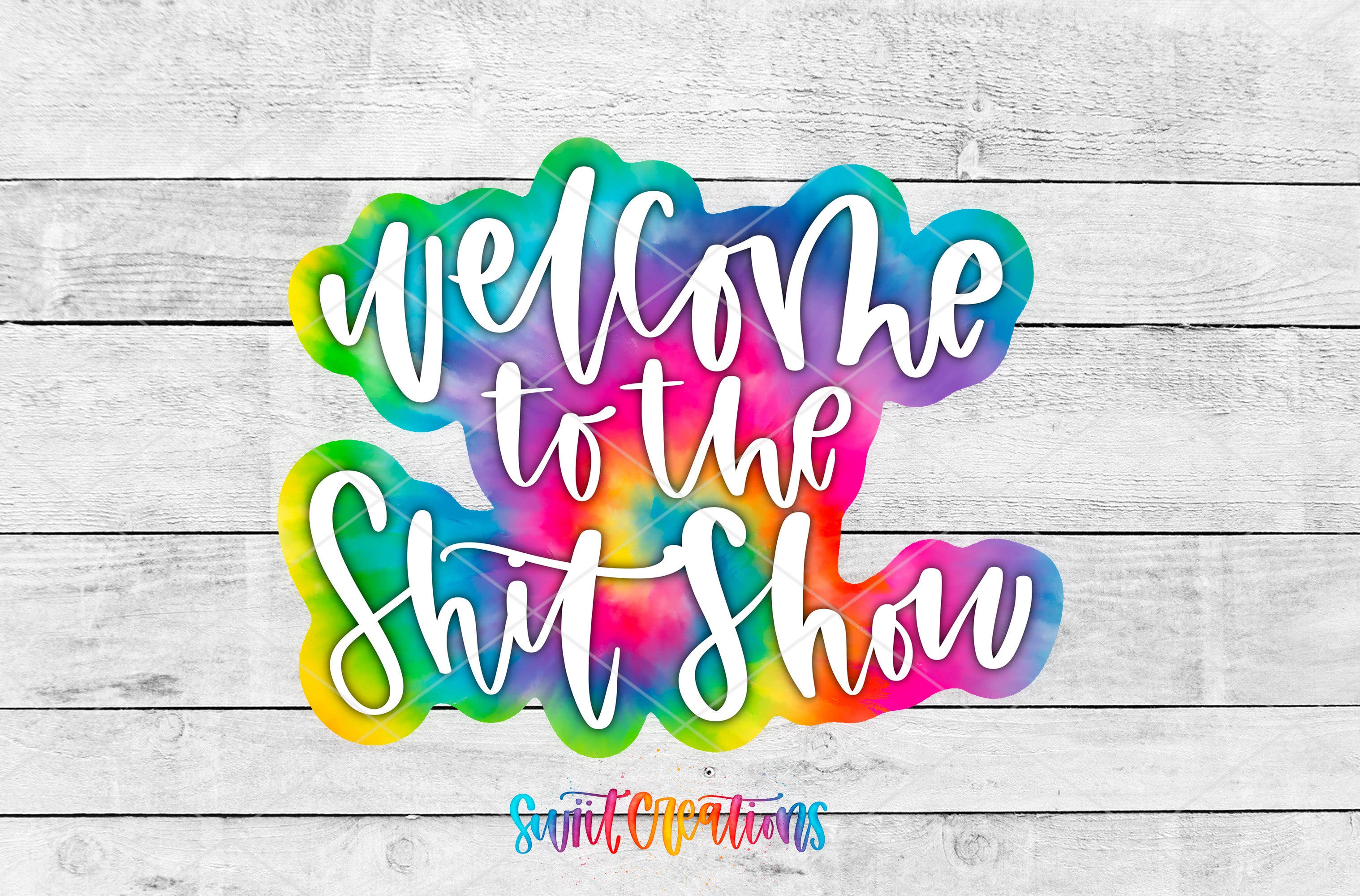 a sign that says welcome to the shit show