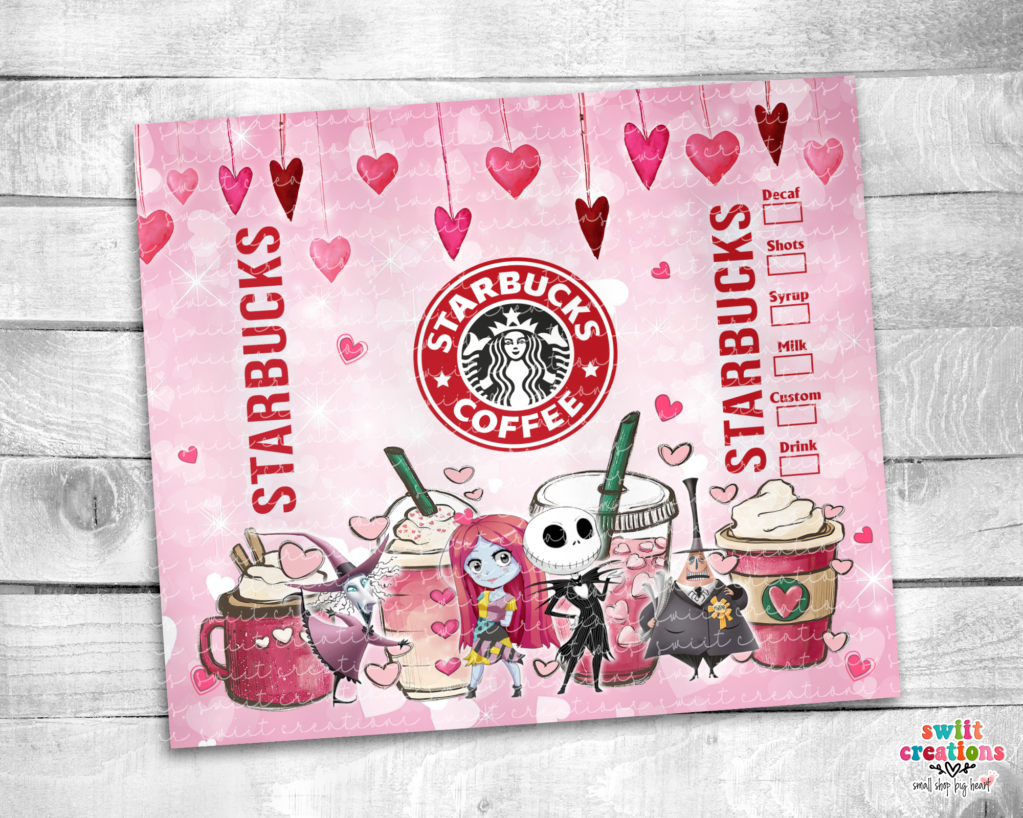 Nightmare Valentines Tumbler (T376)