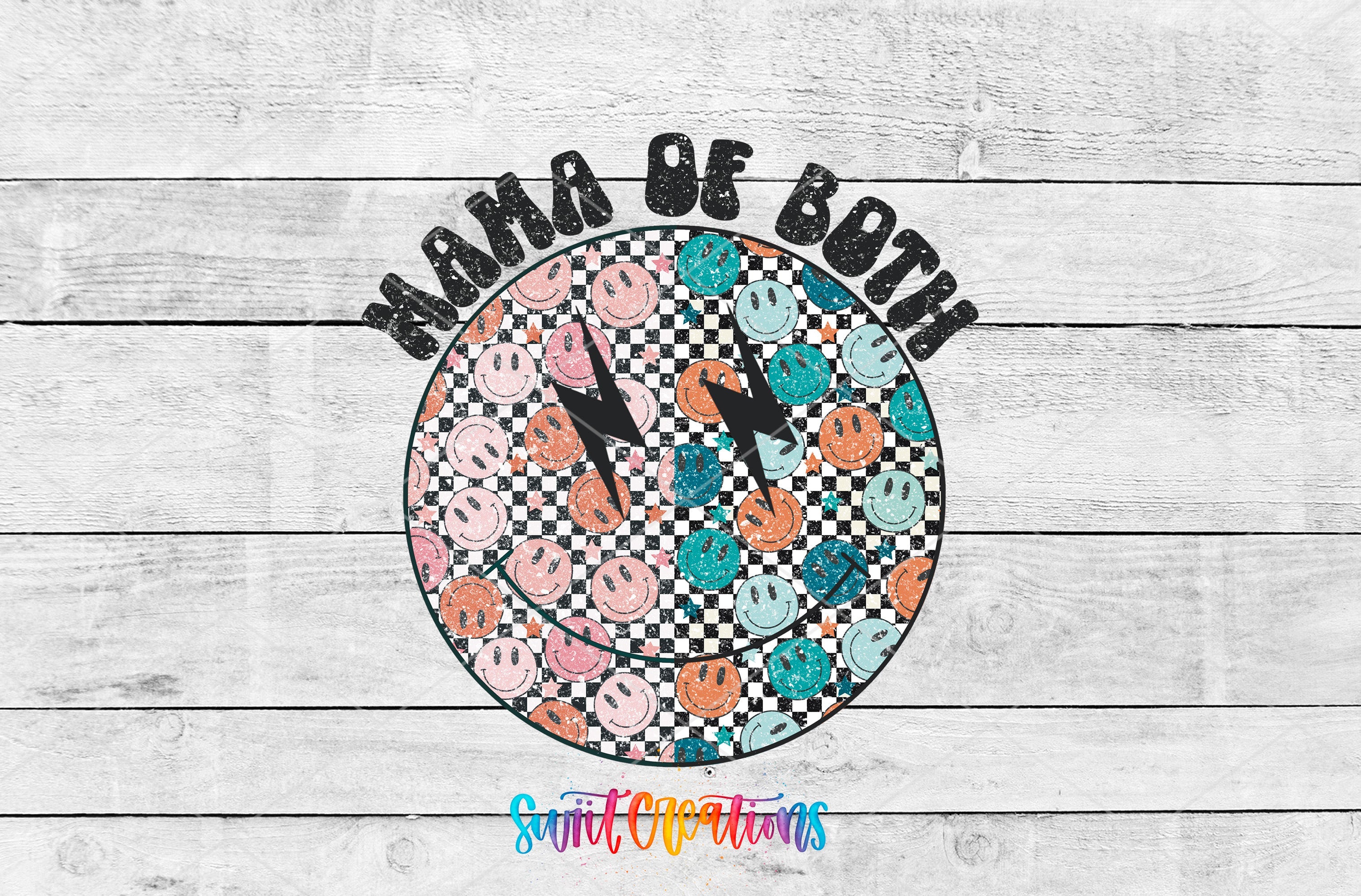 a clock with the words mama of both on it