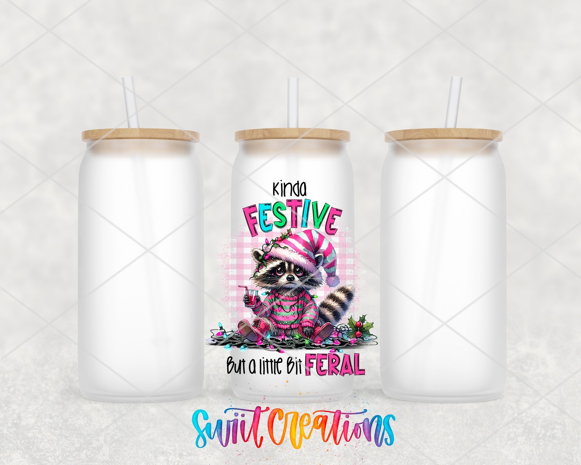a couple of cups with straws in them