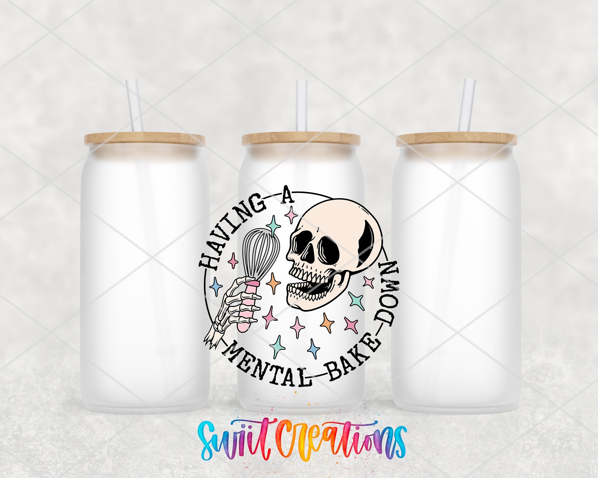 a couple of bottles with a skull on them
