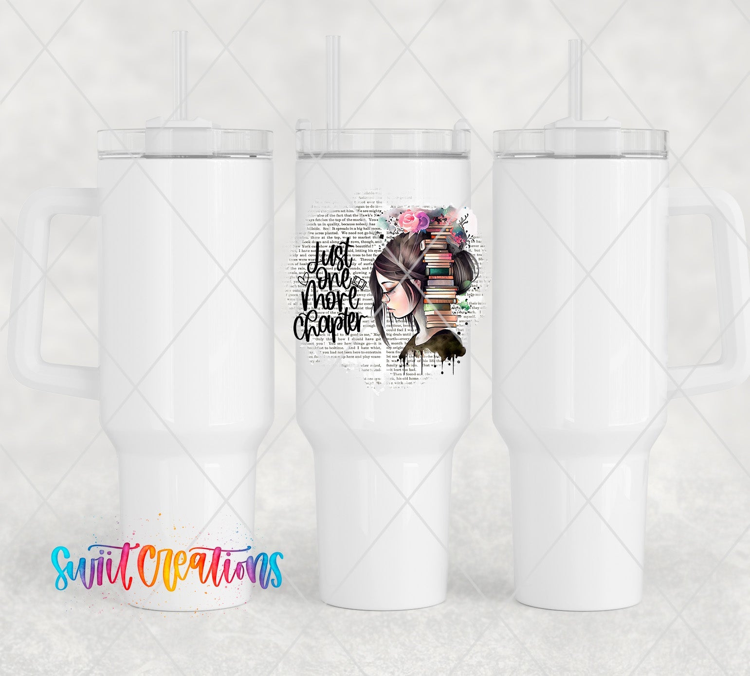 a couple of white coffee mugs sitting next to each other