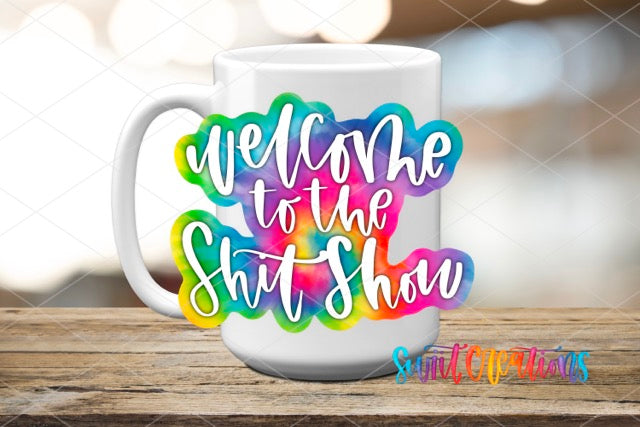 a coffee mug with the words welcome to the shitsho on it