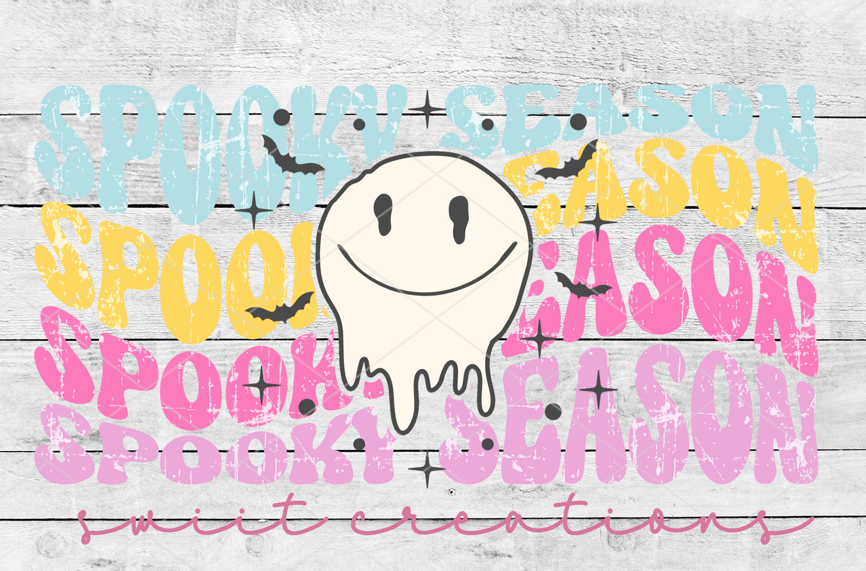 a white ghost with a smile on it's face