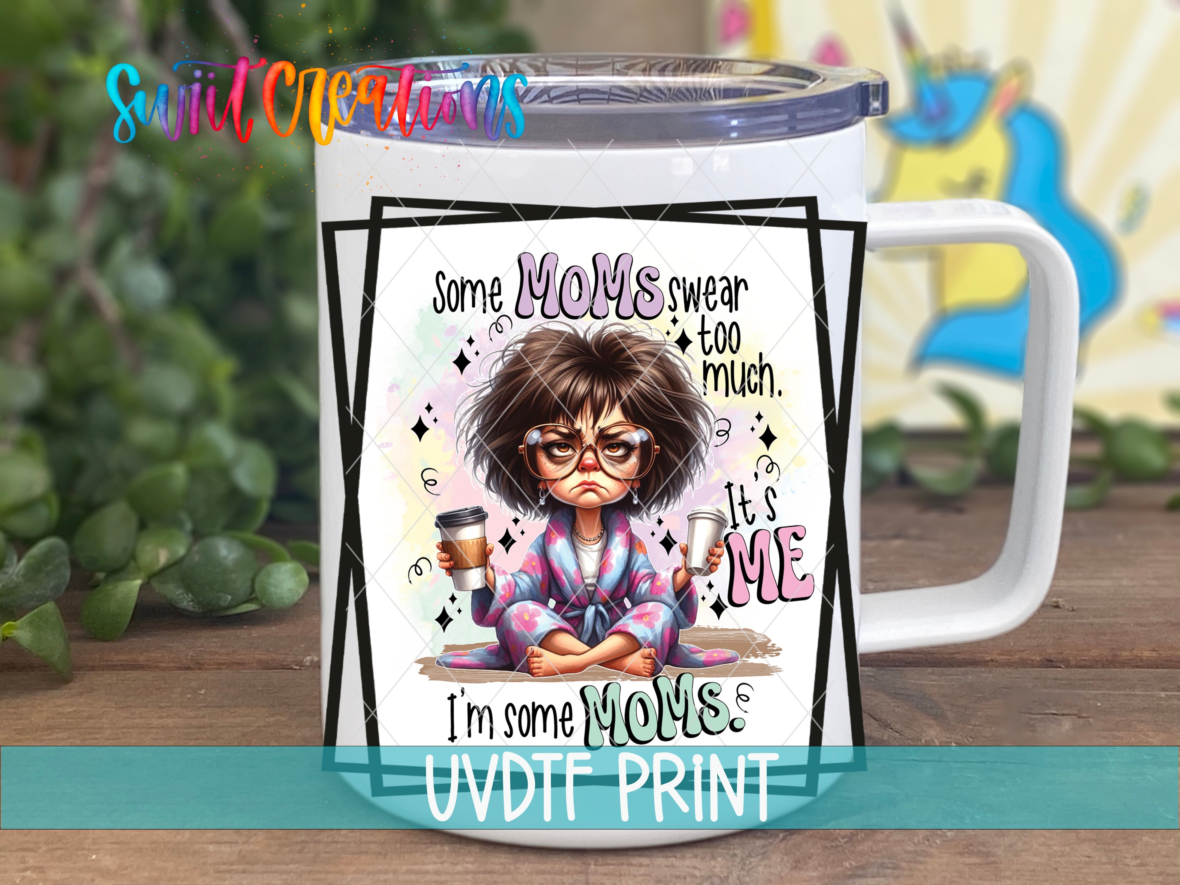 a coffee mug with a picture of a girl on it