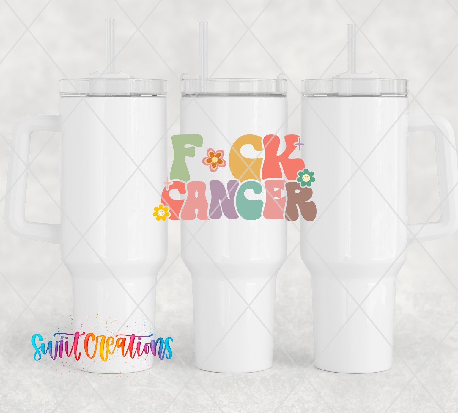 a couple of white coffee mugs sitting next to each other