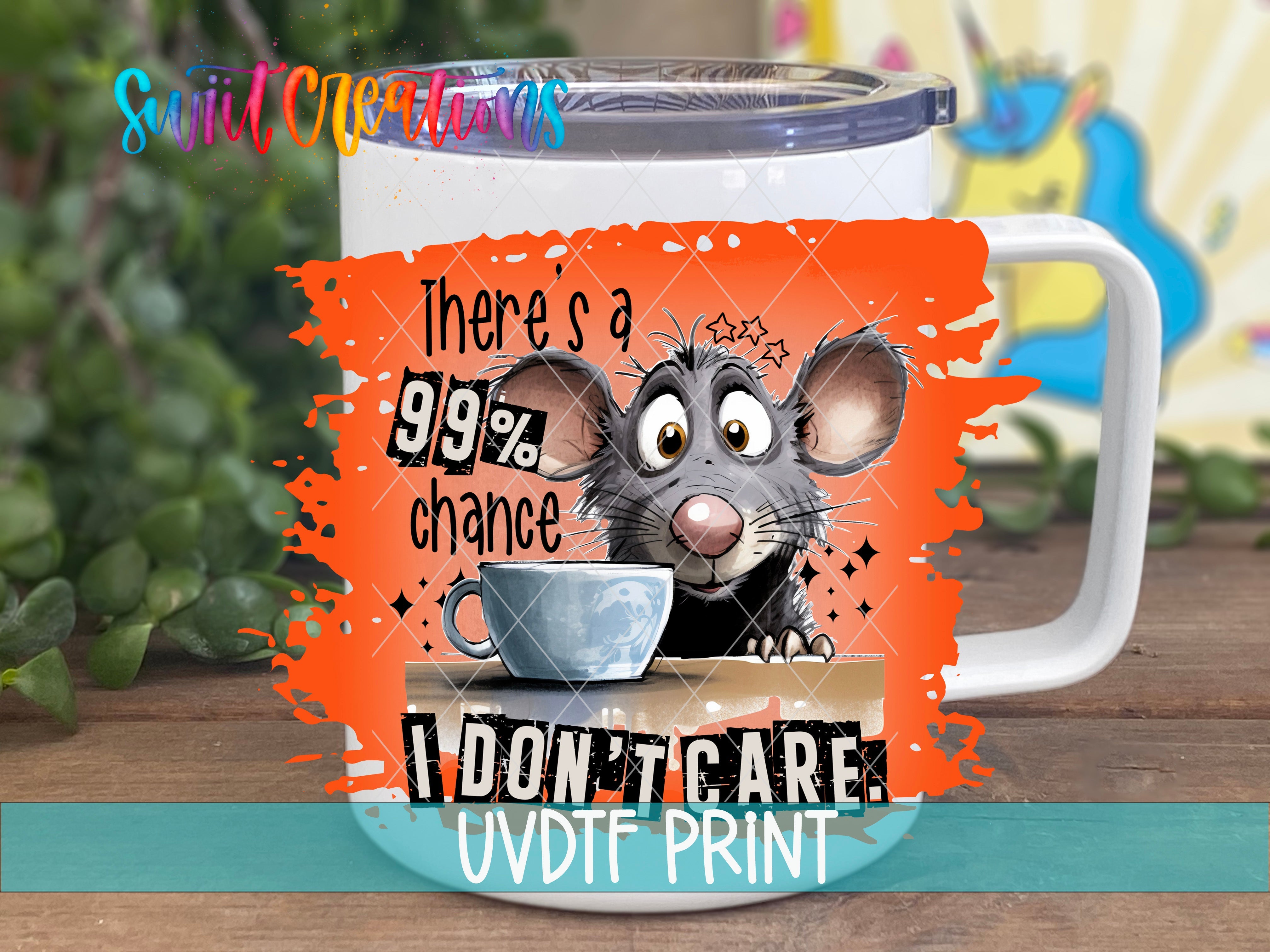 there is a mug with a mouse on it