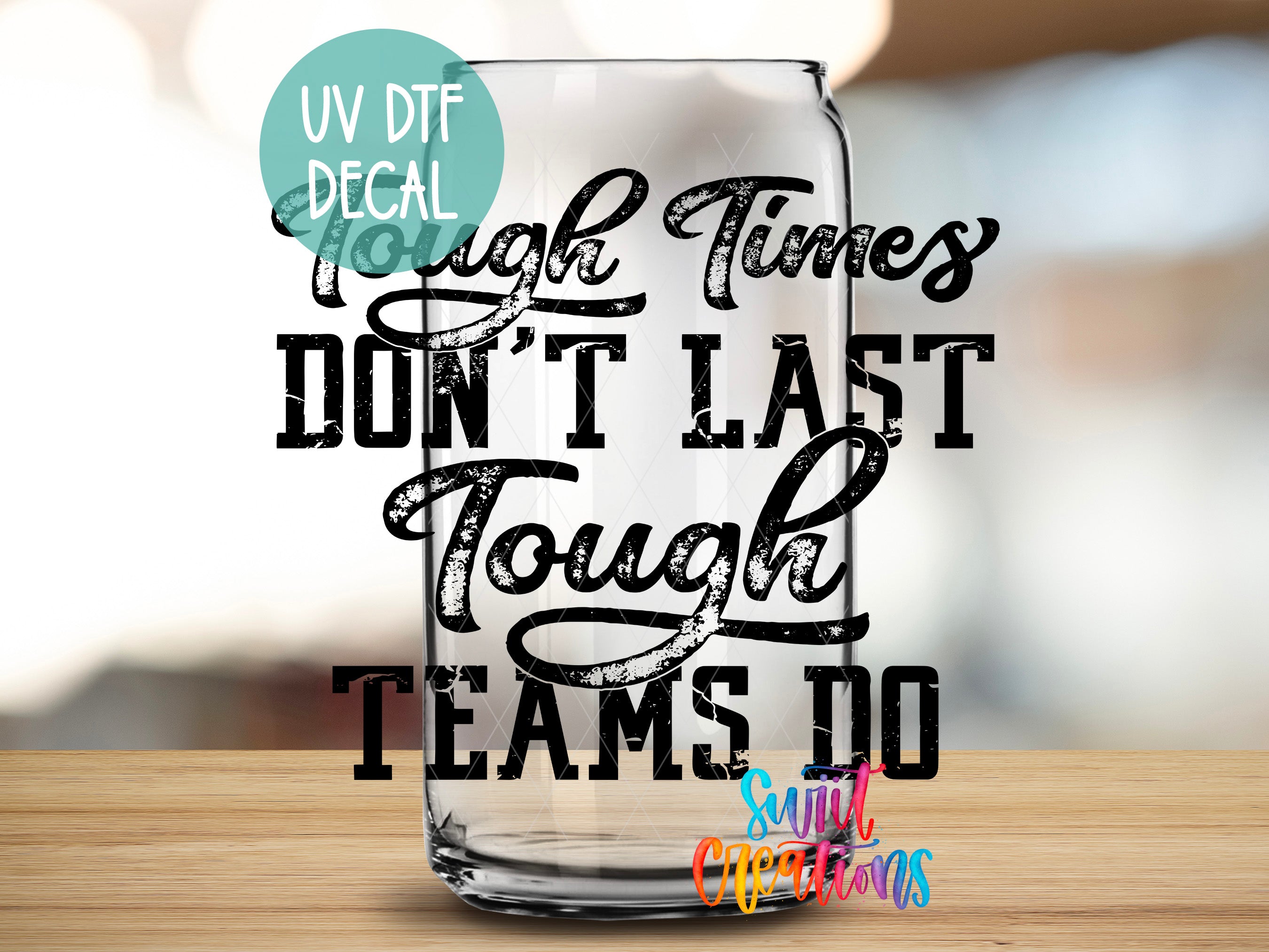 a shot glass with the words, vv dictal, don't