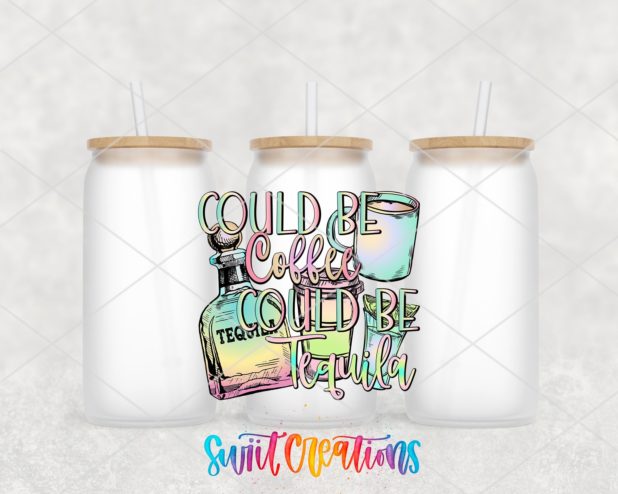 two coffee mugs with the words could be cold be fresh on them