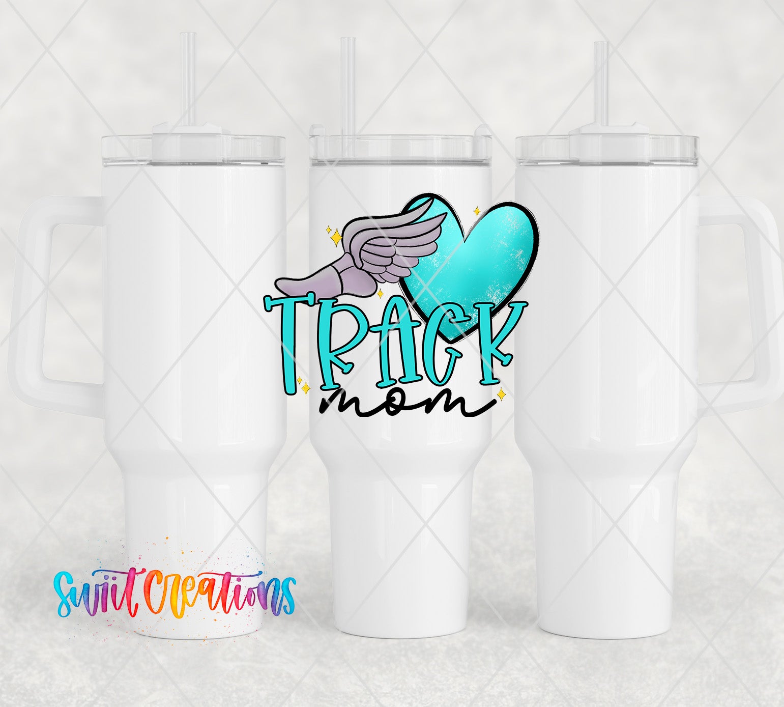 a couple of white coffee mugs sitting next to each other