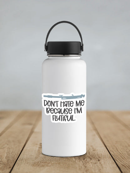 a white water bottle sitting on top of a wooden table