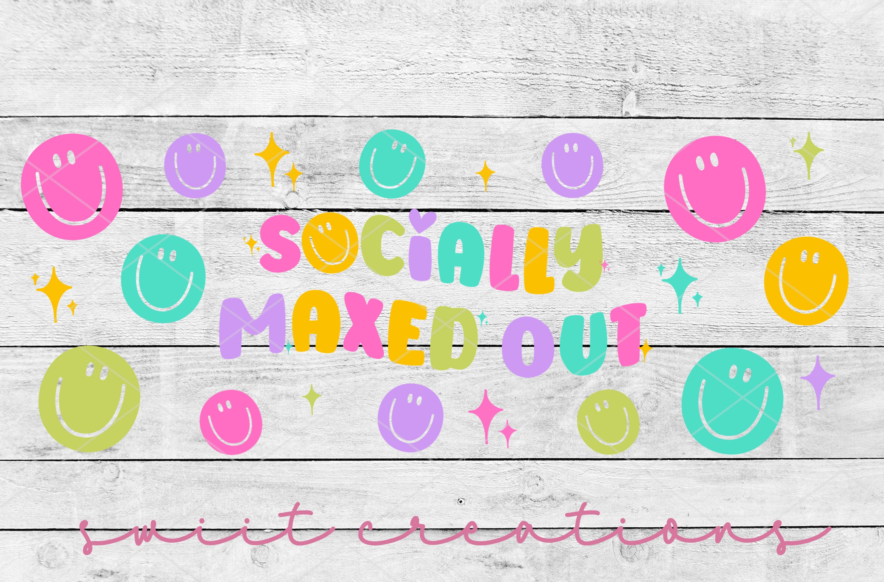 a sign that says socialy make out on a wooden background