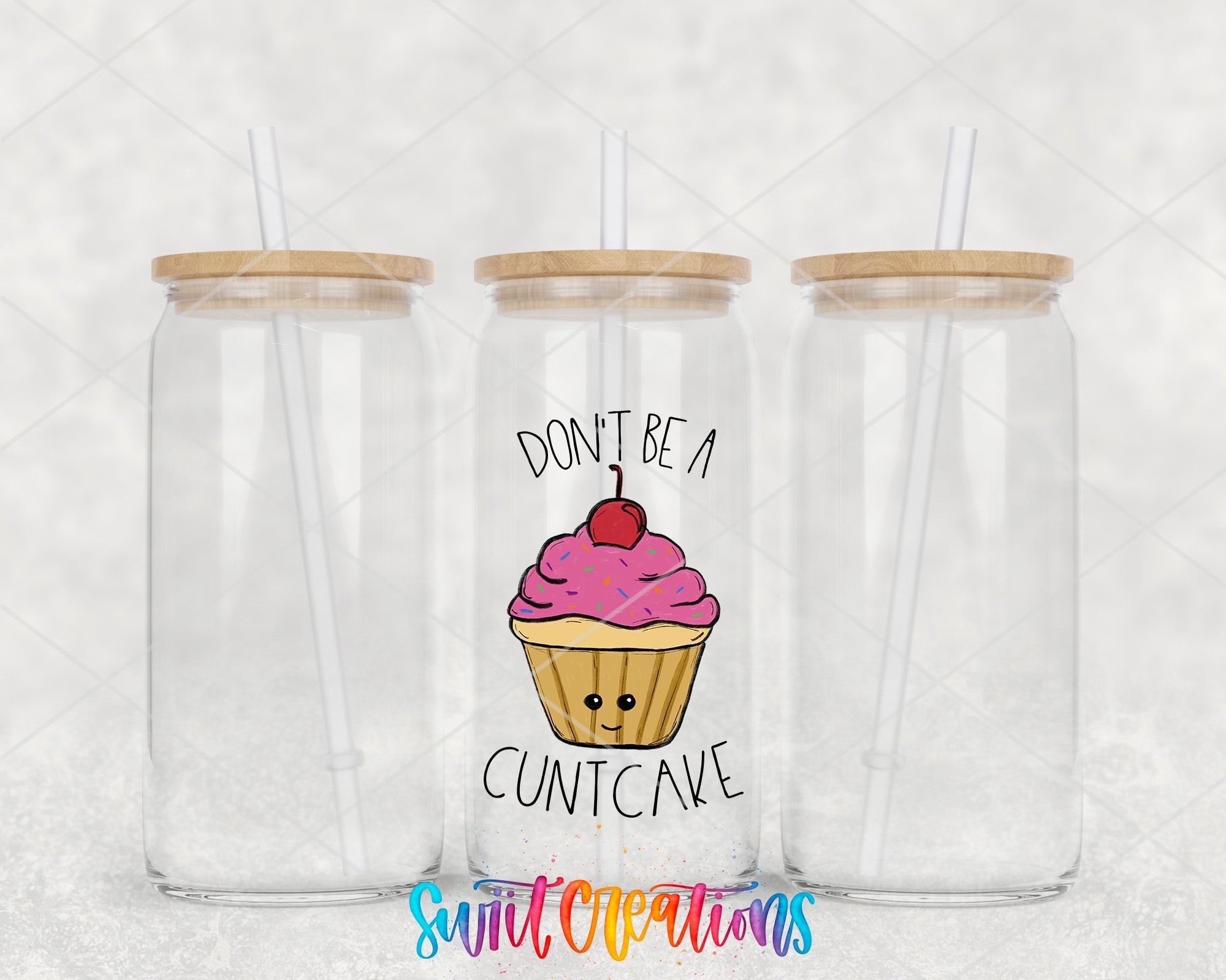 a couple of cups with straws in them