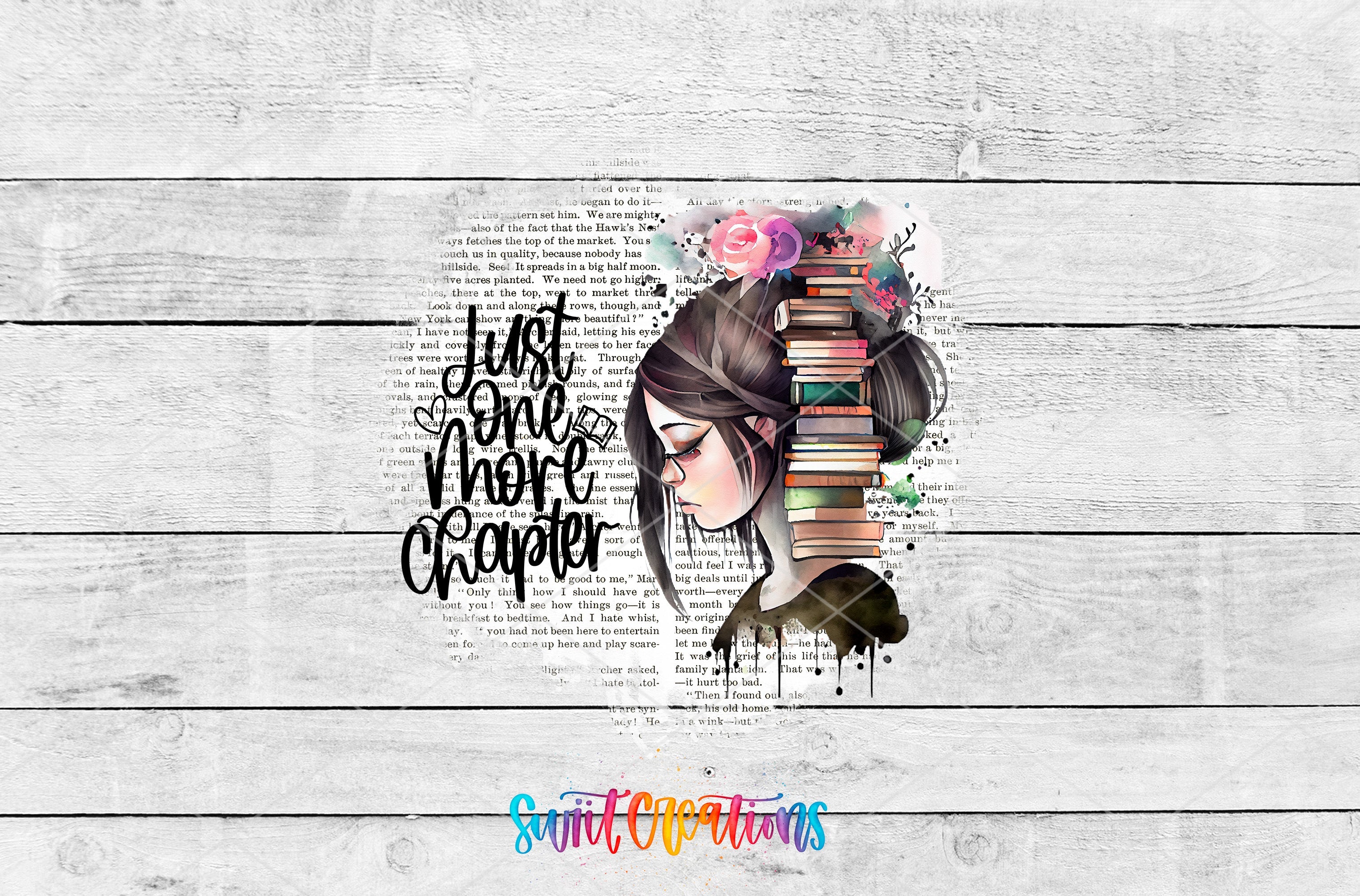 a picture of a girl with a book on her head