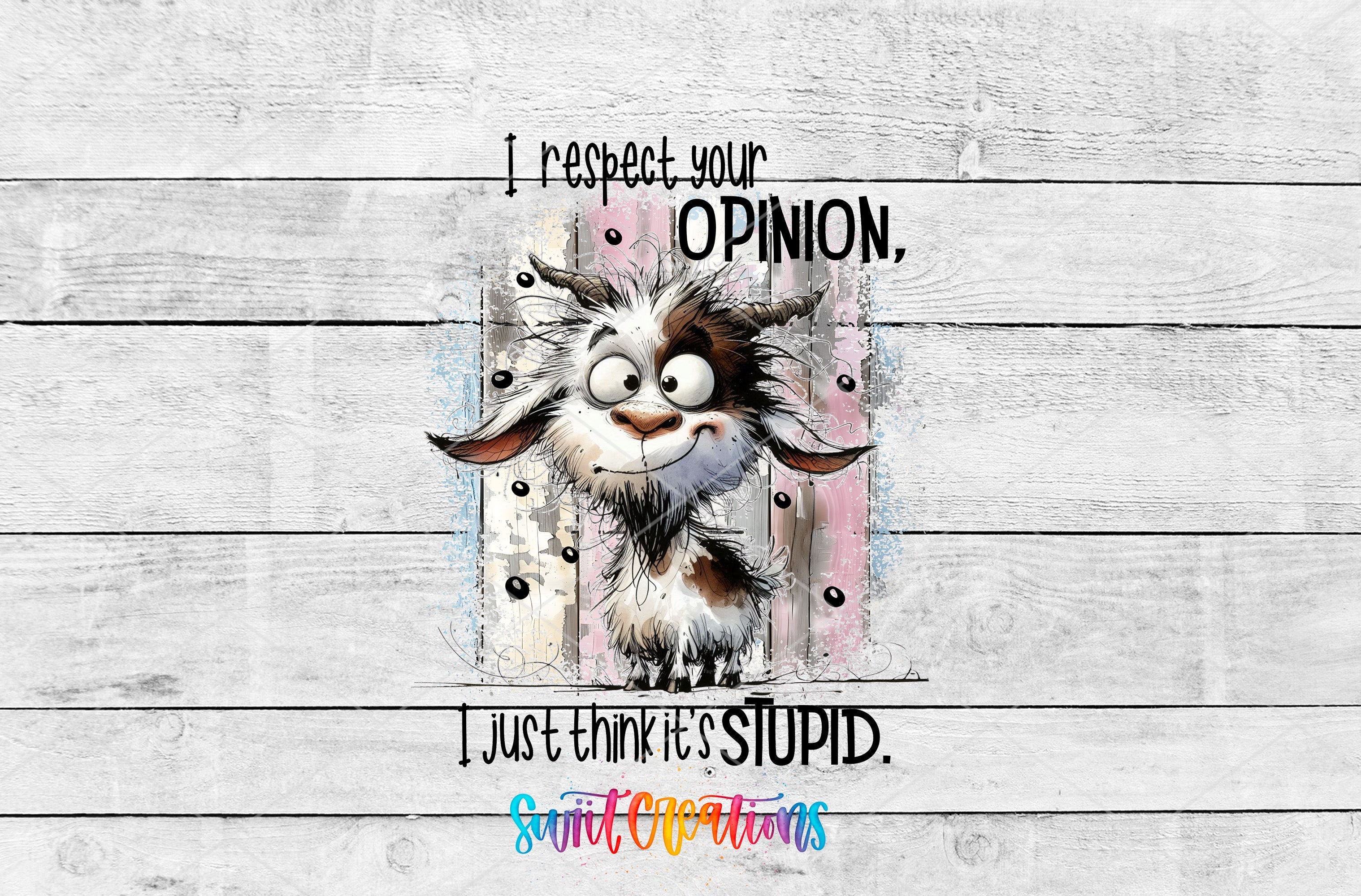 a picture of a cartoon character with words on it