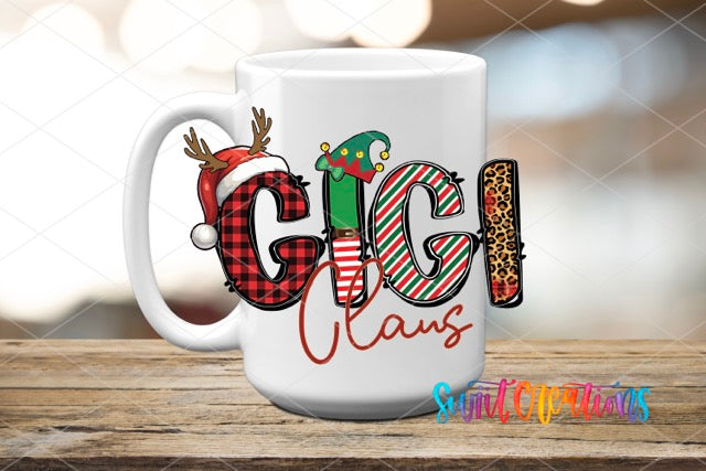 a coffee mug with the word g is for class on it