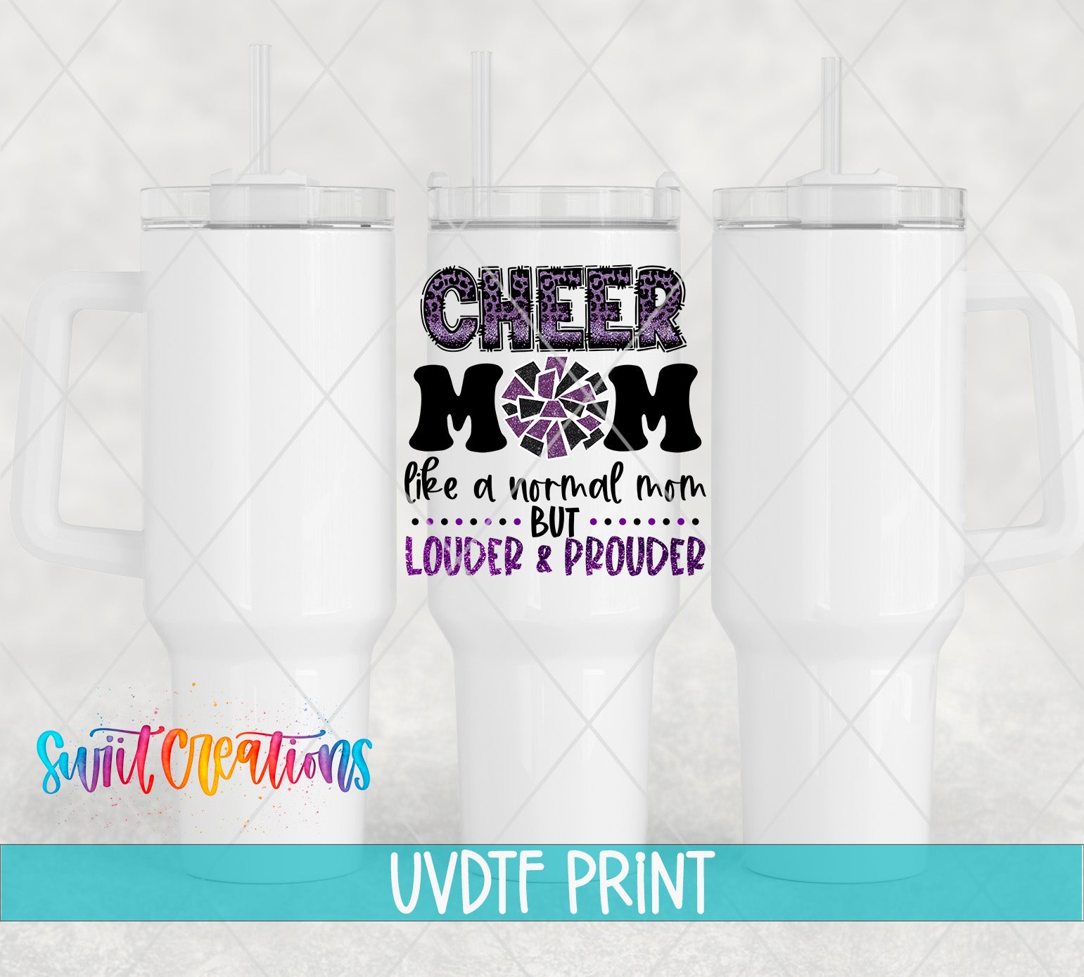 Cheer Mom like a normal mom, Louder & prouder