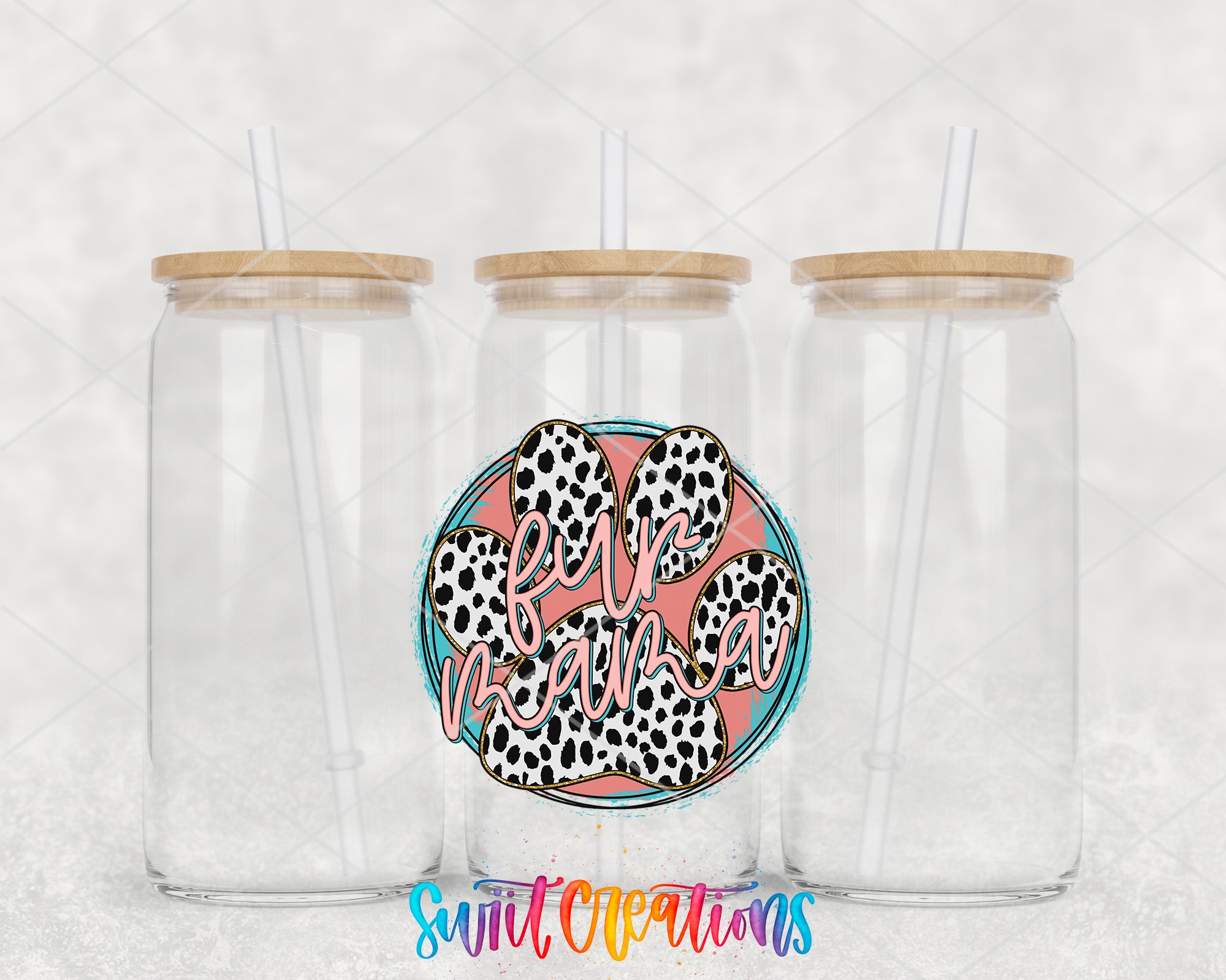 a couple of clear jars with some straws in them