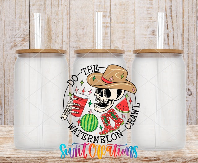 two coffee mugs with a skull wearing a cowboy hat