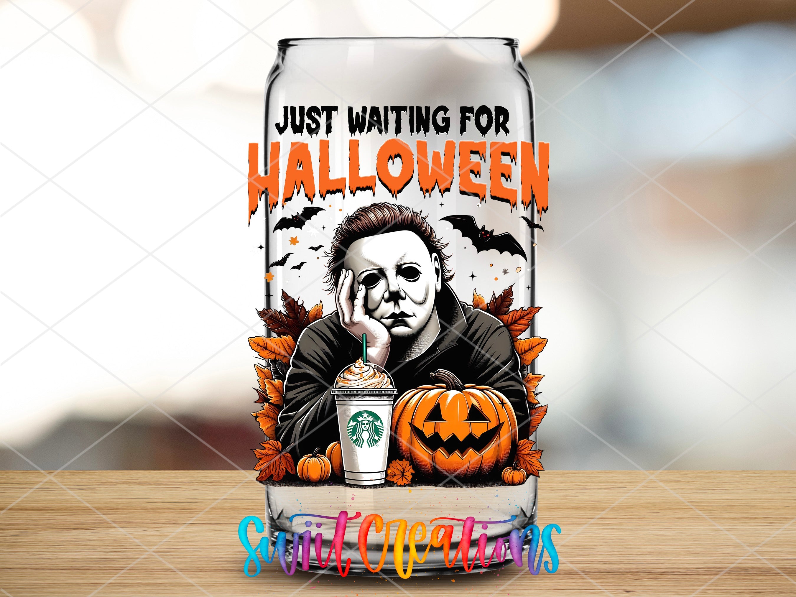 a can with a picture of a person on it