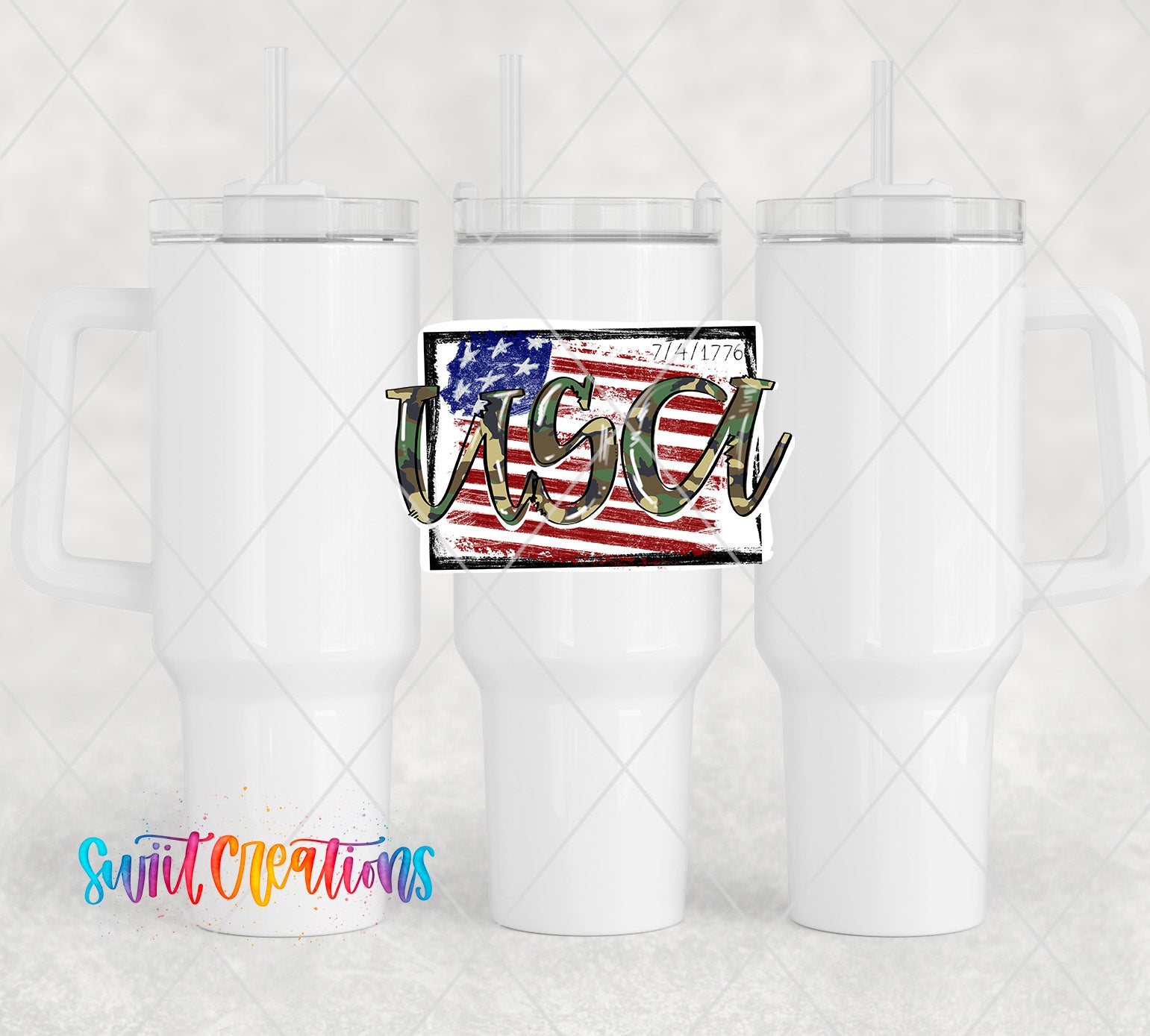a couple of white coffee mugs sitting next to each other