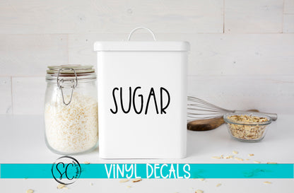 a jar of sugar next to a bowl of oatmeal