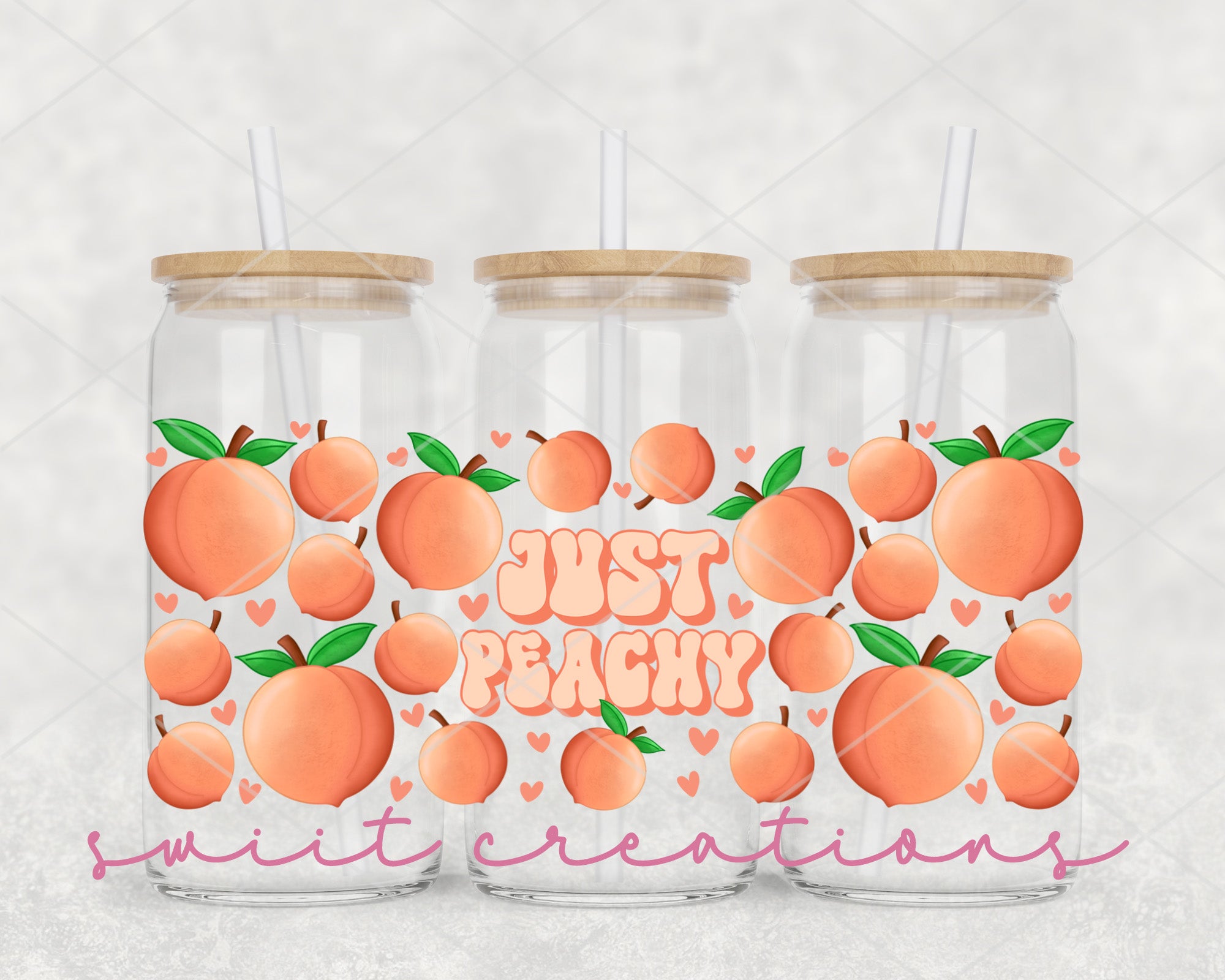 a couple of mason jars filled with oranges