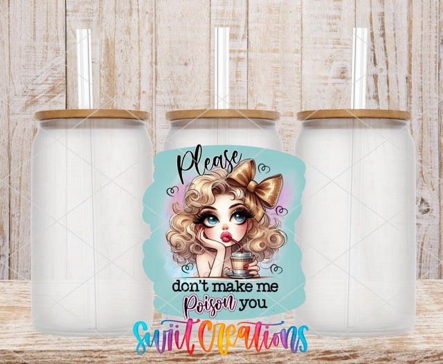two coffee mugs with a cartoon girl on them