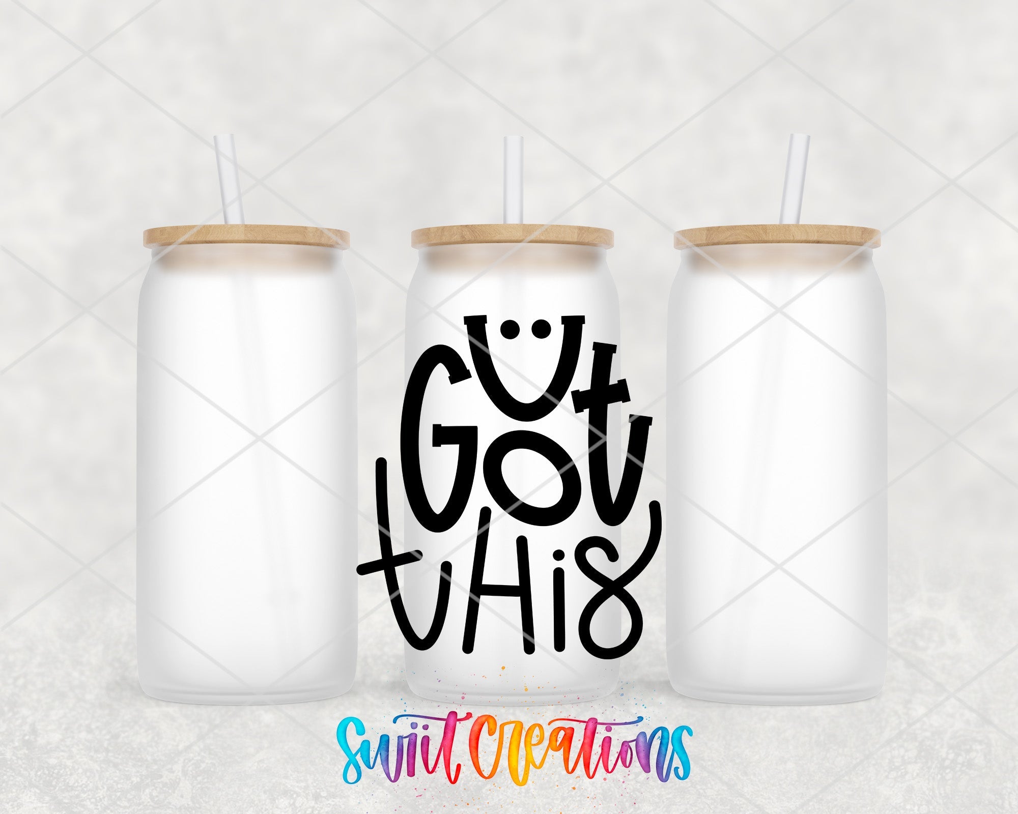 a couple of white jars sitting next to each other
