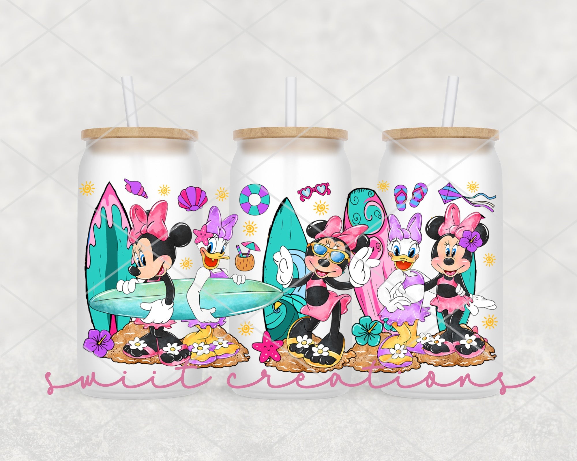 Surf Tumbler Wrap UVDTF | DTF066P